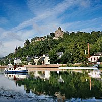 Stopp im Städtchen: Das deutsche Saarburg lädt
zum Altstadt-Spaziergang ein – und ist gut vom
nächsten Anleger aus zu erreichen.